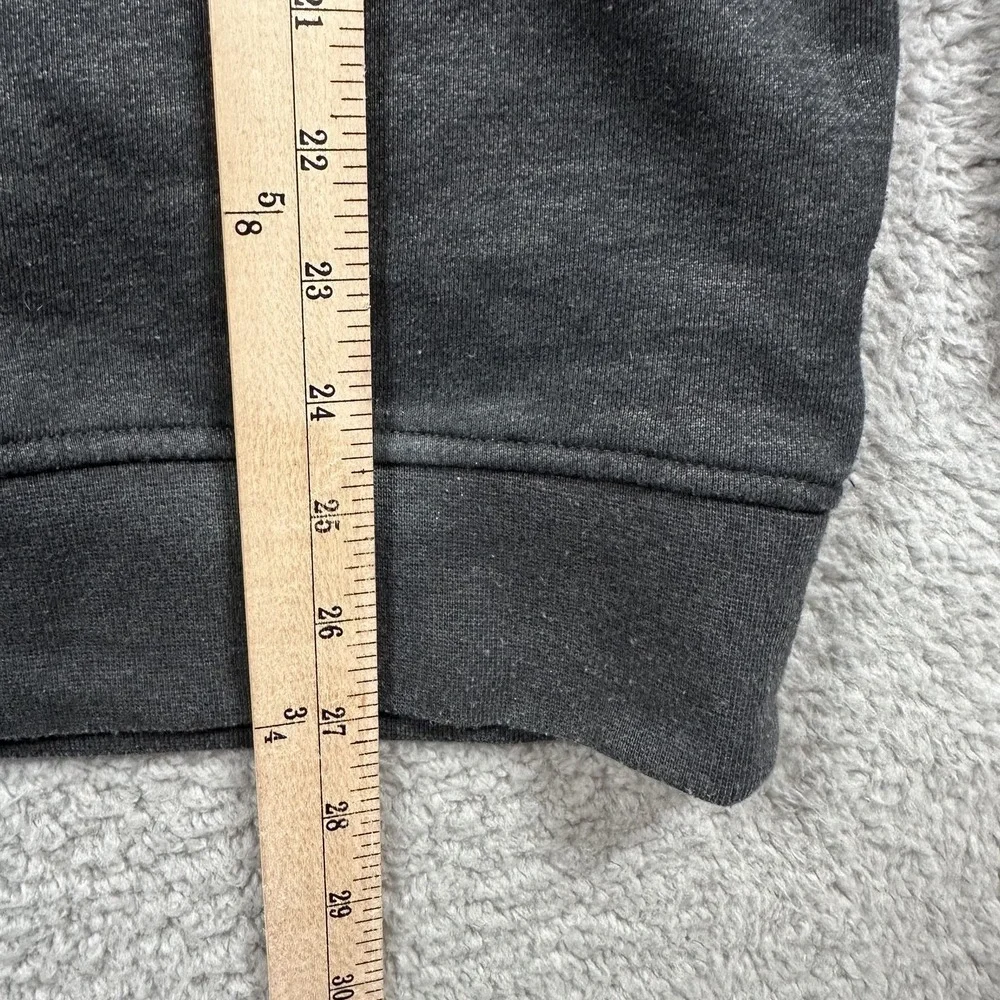 Orvis‎ Pullover Mens XL Gray Quarter Snap Mock Neck Cotton Blend Outdoor Sweater